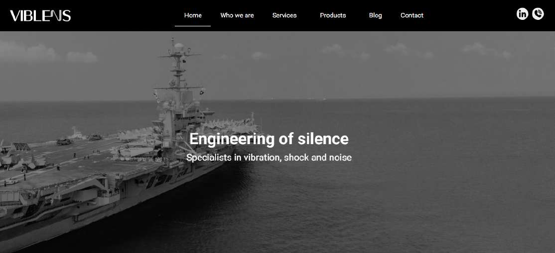 Viblens image of website